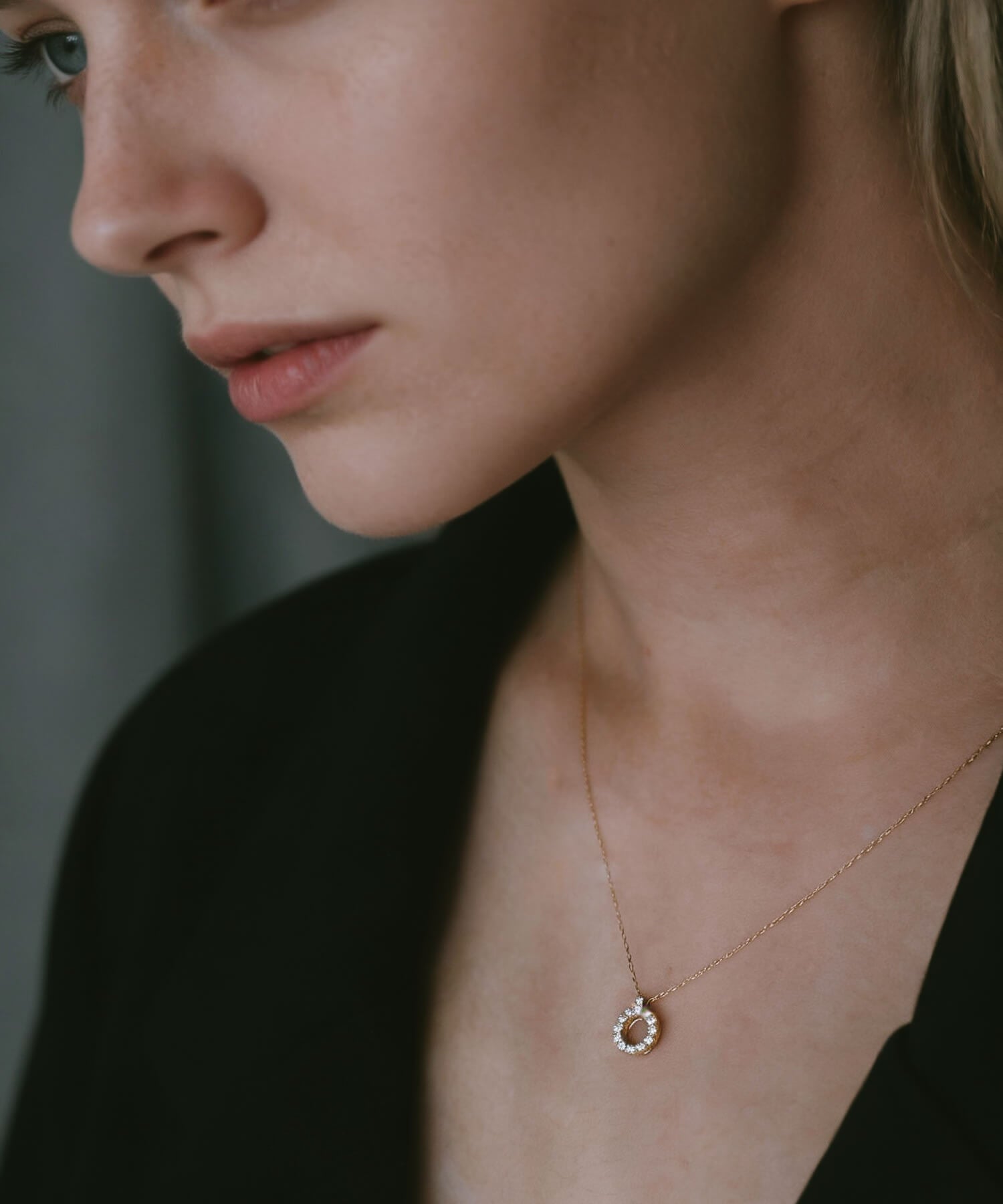 Halo Diamond Necklace | RONERI