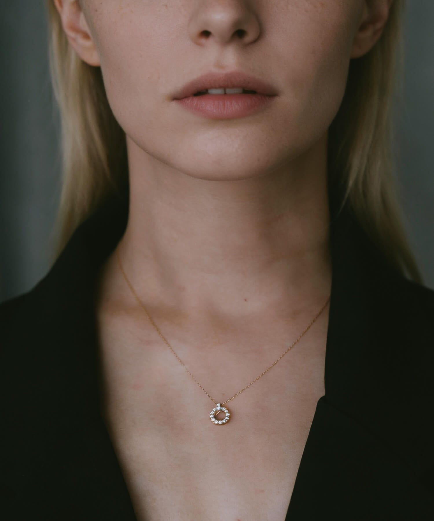 Halo Diamond Necklace | RONERI