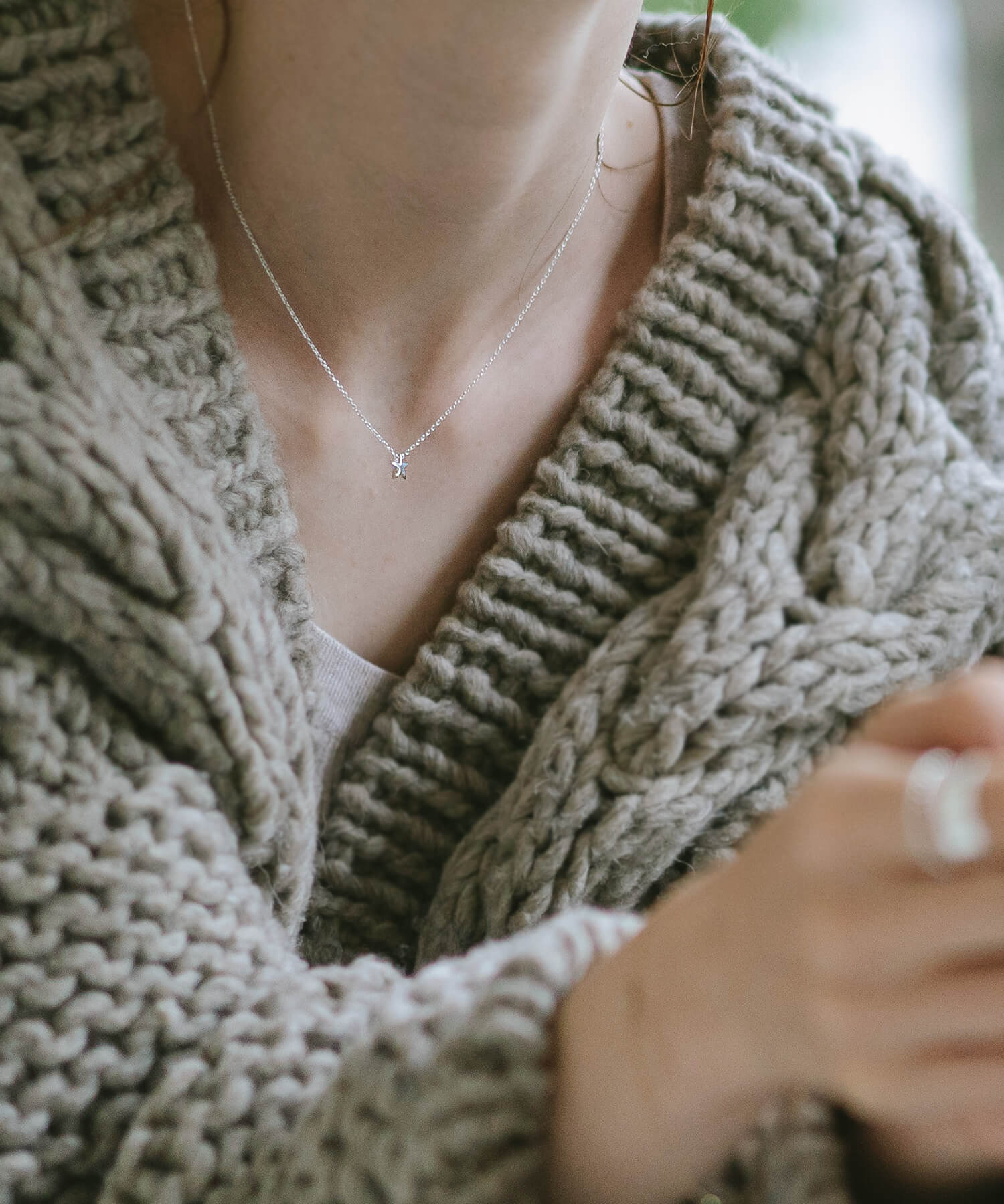 18K Gold Plated Sterling Silver Tiny Star Necklace | ZIRKA