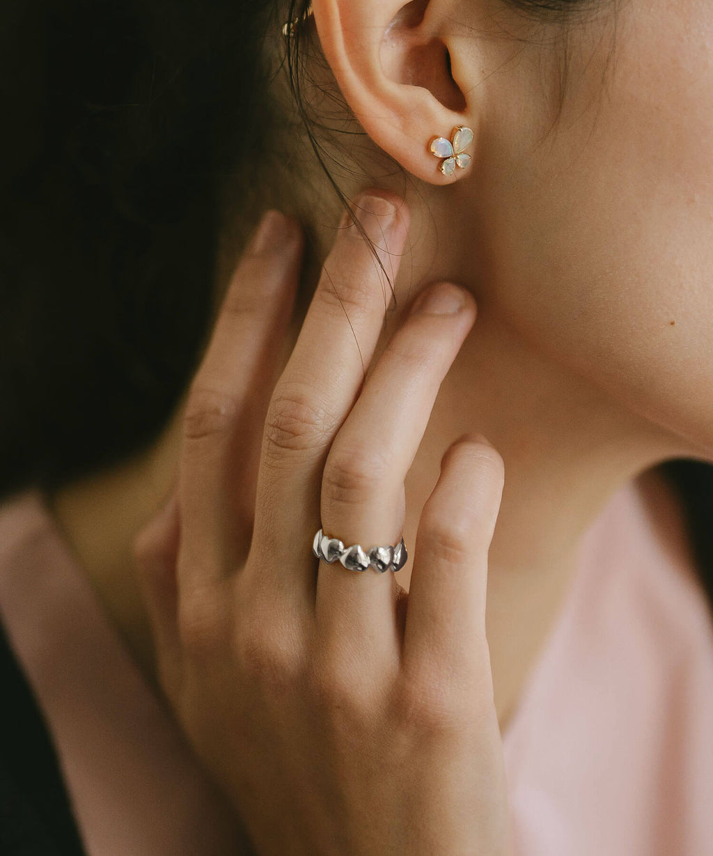 Plump Heart Link Ring | SYDAN-ALT