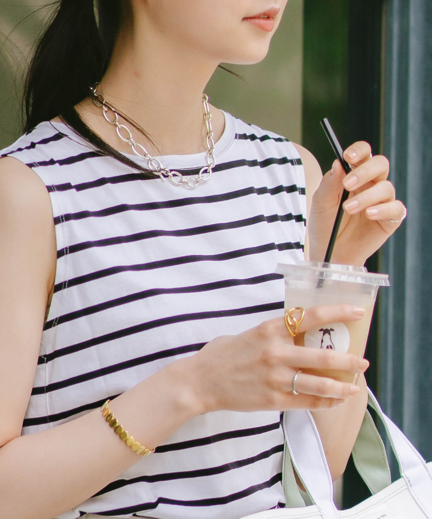 18K Gold Plated Sterling Silver Chunky Chain Choker | CARCHE