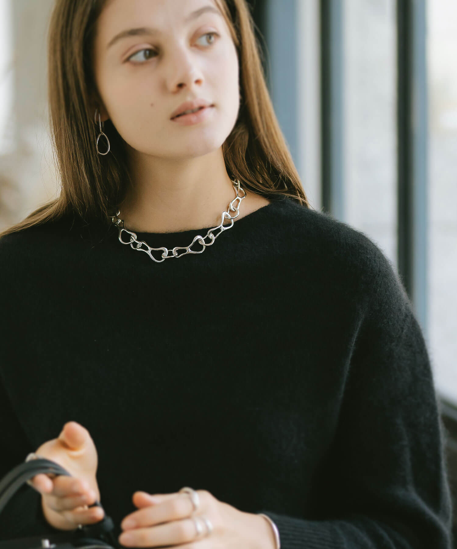 18K Gold Plated Sterling Silver Infinity Chain Necklace | PALLAS