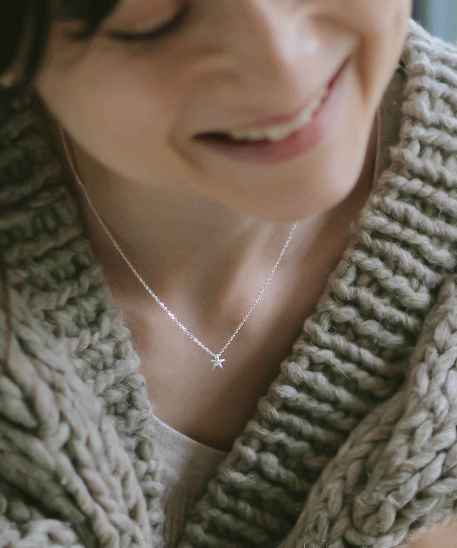 18K Gold Plated Sterling Silver Tiny Star Necklace | ZIRKA