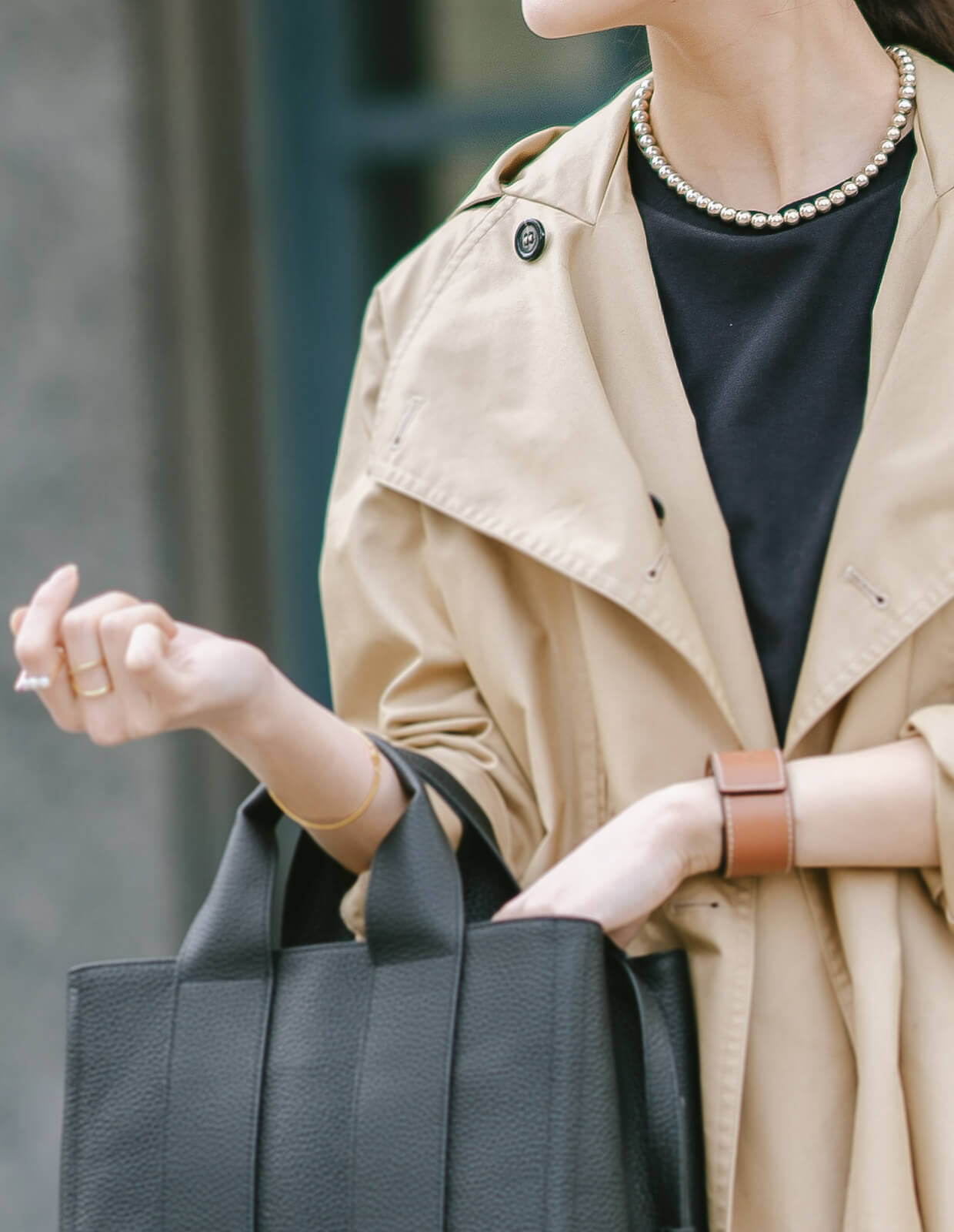 925 Sterling Silver Ball Chain Necklace | PALMYLA SHORT