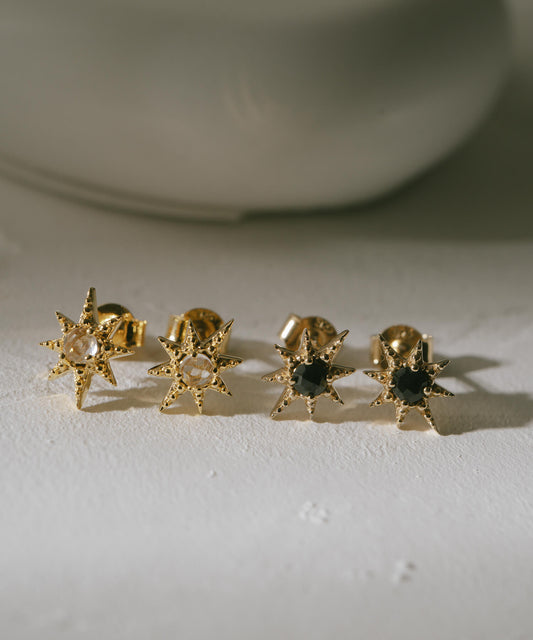 Silver925 Starburst Slegance Earrings | SOLARIA-PE