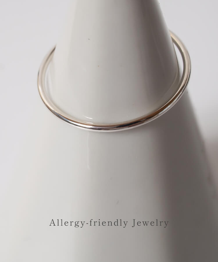 18K Gold Plated Sterling Silver 1mm Dainty Round Ring | SOLONE-1MM