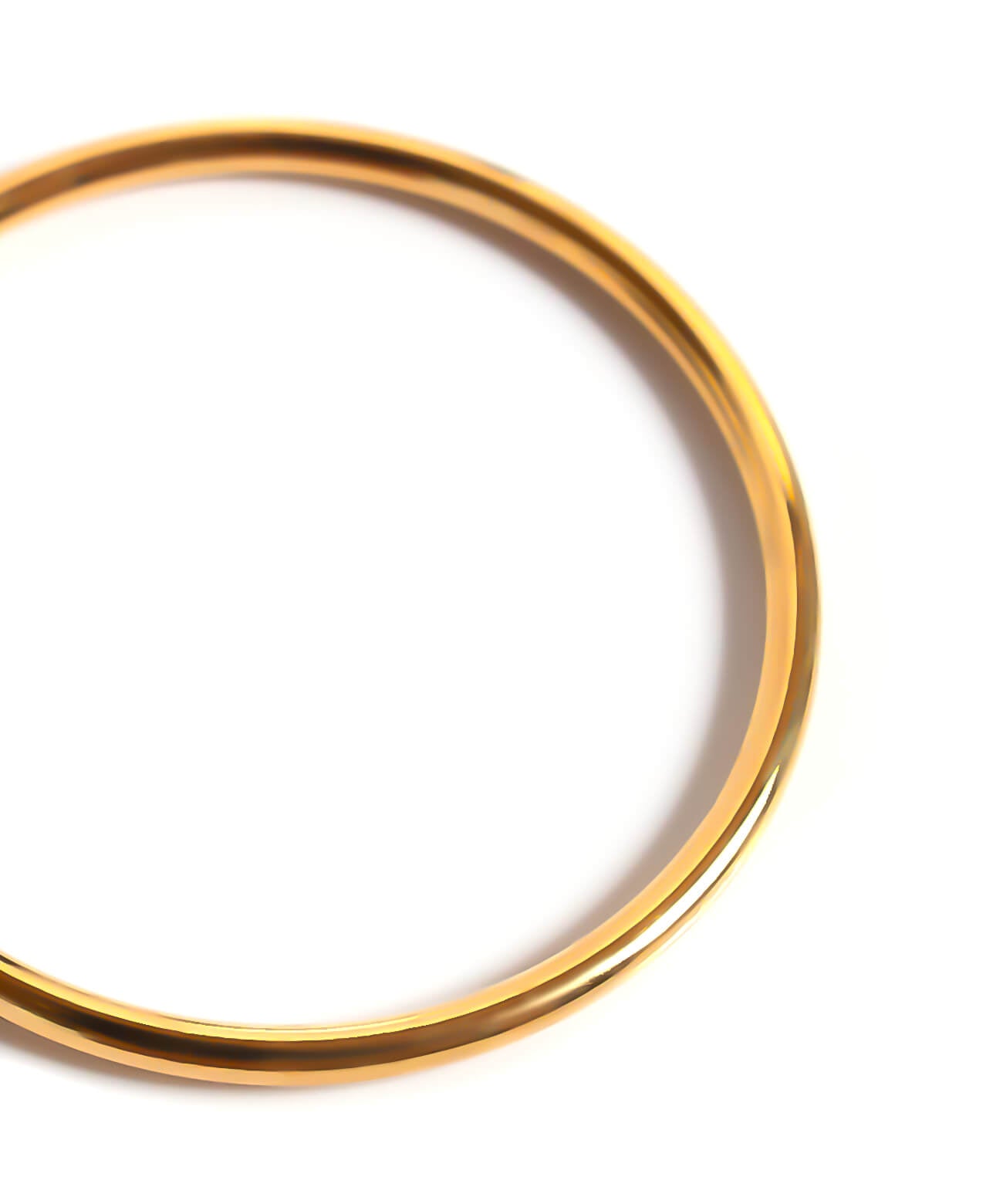 18K Gold Plated Sterling Silver 1mm Dainty Round Ring | SOLONE-1MM