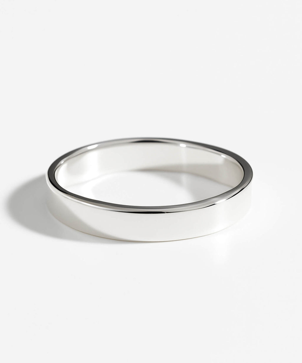 18K Gold Plated Sterling Silver 3mm Slim Ring | SOLONE-3MM