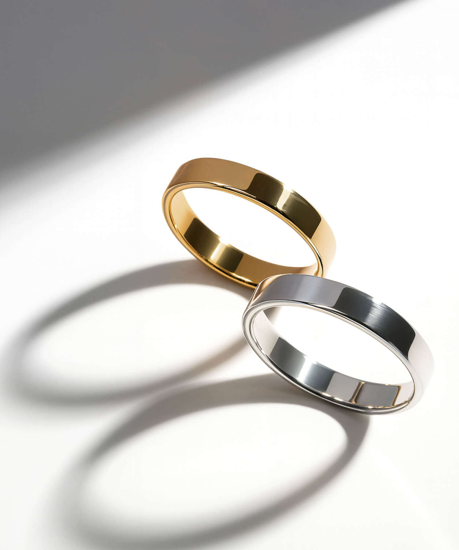 18K Gold Plated Sterling Silver 3mm Slim Ring | SOLONE-3MM