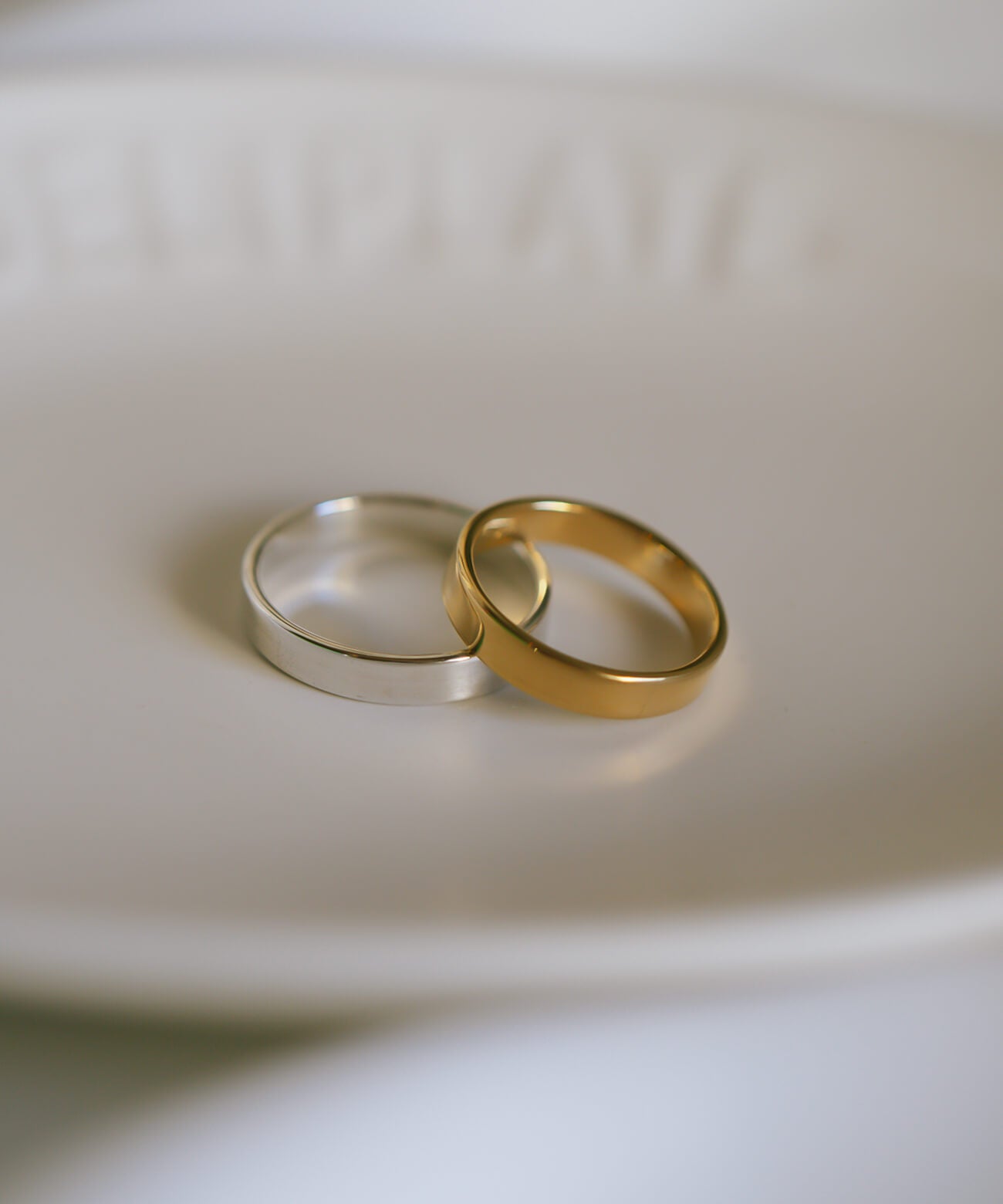 18K Gold Plated Sterling Silver 3mm Slim Ring | SOLONE-3MM