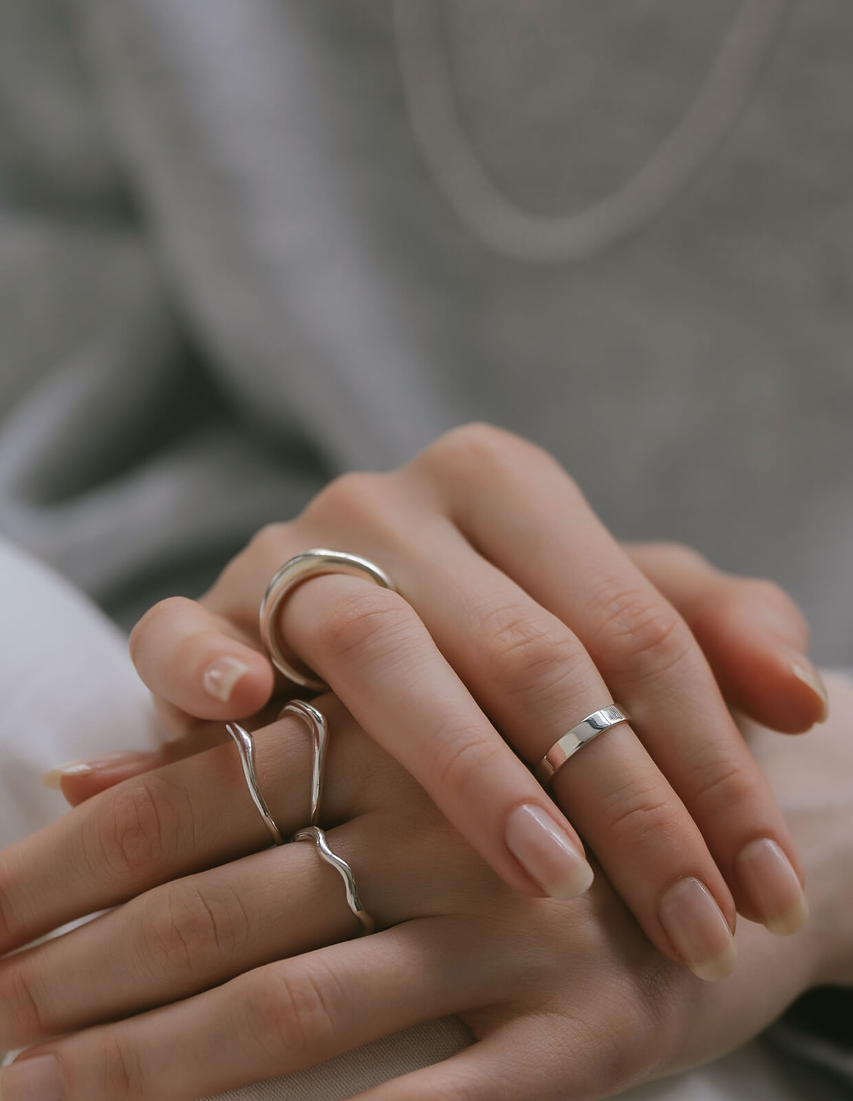 18K Gold Plated Sterling Silver 3mm Slim Ring | SOLONE-3MM