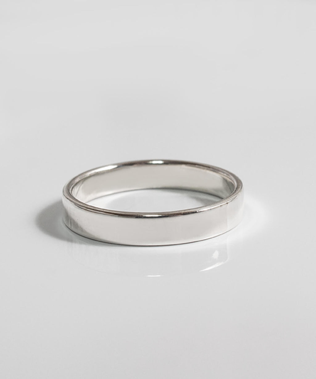 18K Gold Plated Sterling Silver 3mm Slim Ring | SOLONE-3MM