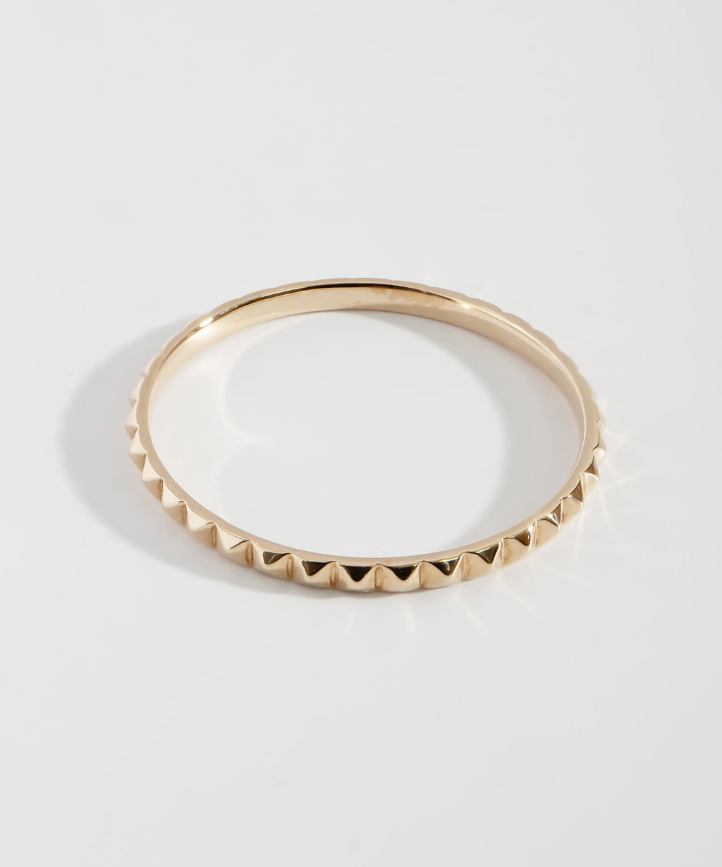 10K Gold Dainty Studs Ring | SPINA