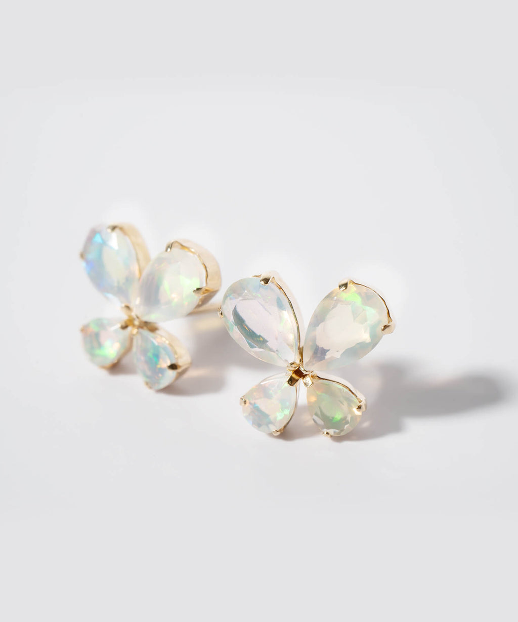 10K Gold Gemstone Butterfly Earring | TERRA-PAPILLON