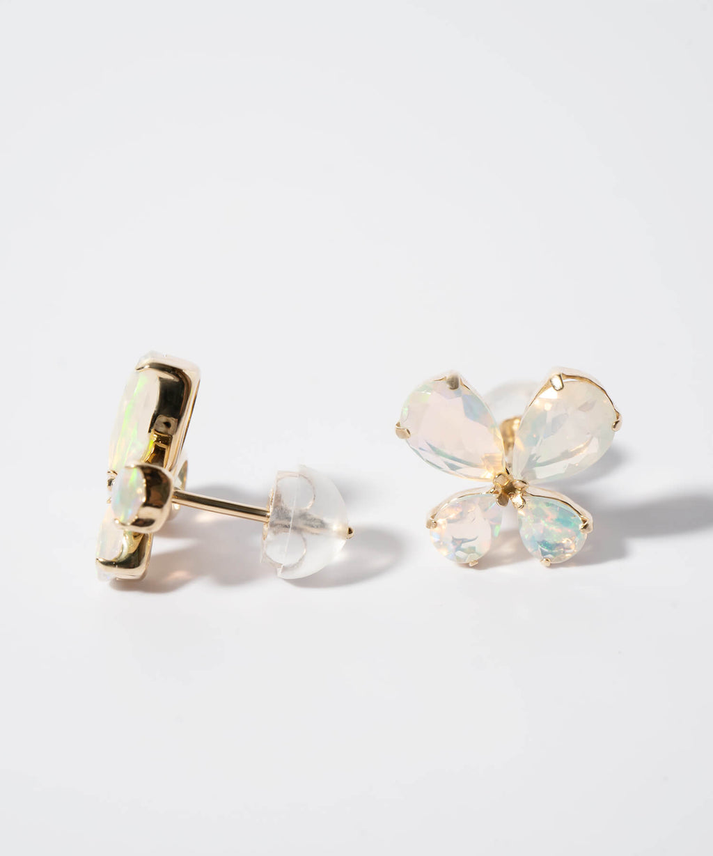 10K Gold Gemstone Butterfly Earring | TERRA-PAPILLON