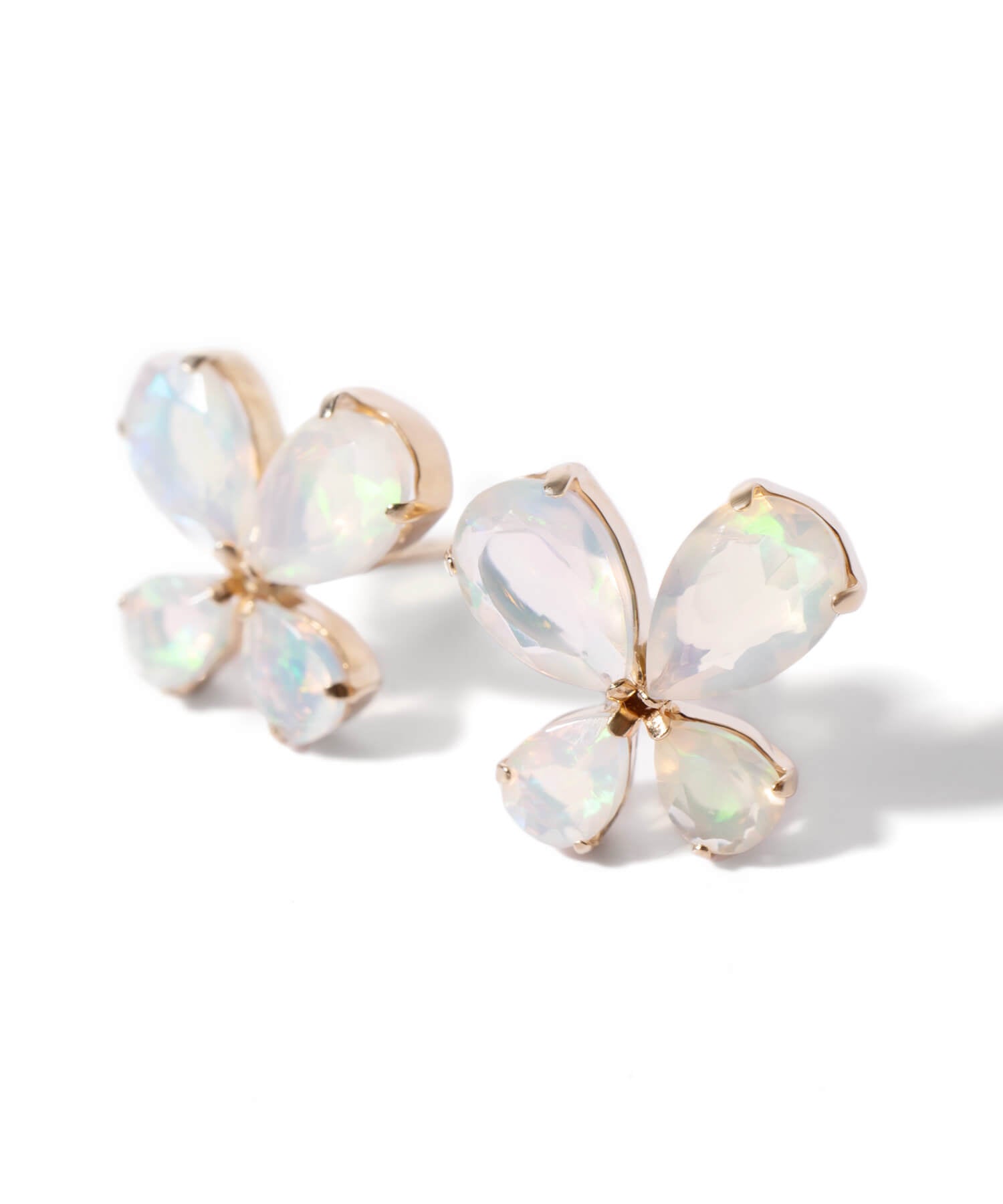10K Gold Gemstone Butterfly Earring | TERRA-PAPILLON