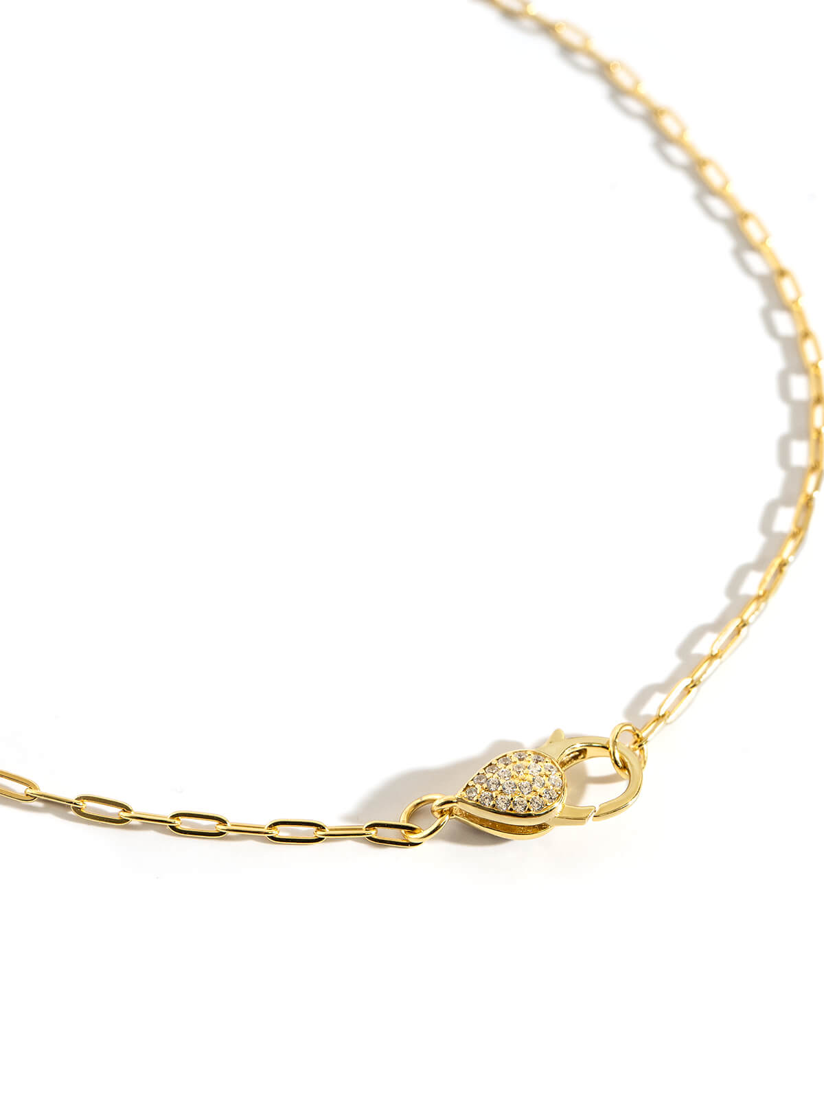 18K Gold Plated Sterling Silver Glint Hook Choker Necklace | TIEDRA