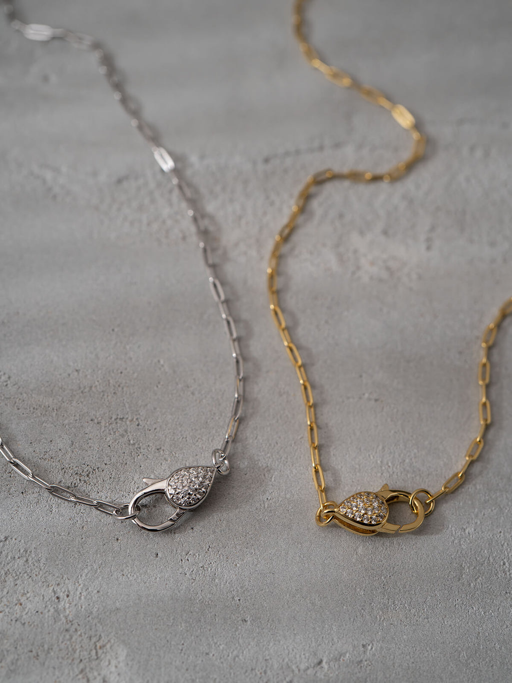 18K Gold Plated Sterling Silver Glint Hook Choker Necklace | TIEDRA