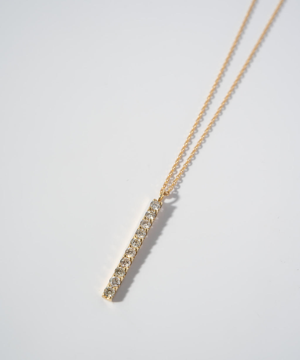 18K Gold Diamond Cascade Necklace | TUPLET LUCERE