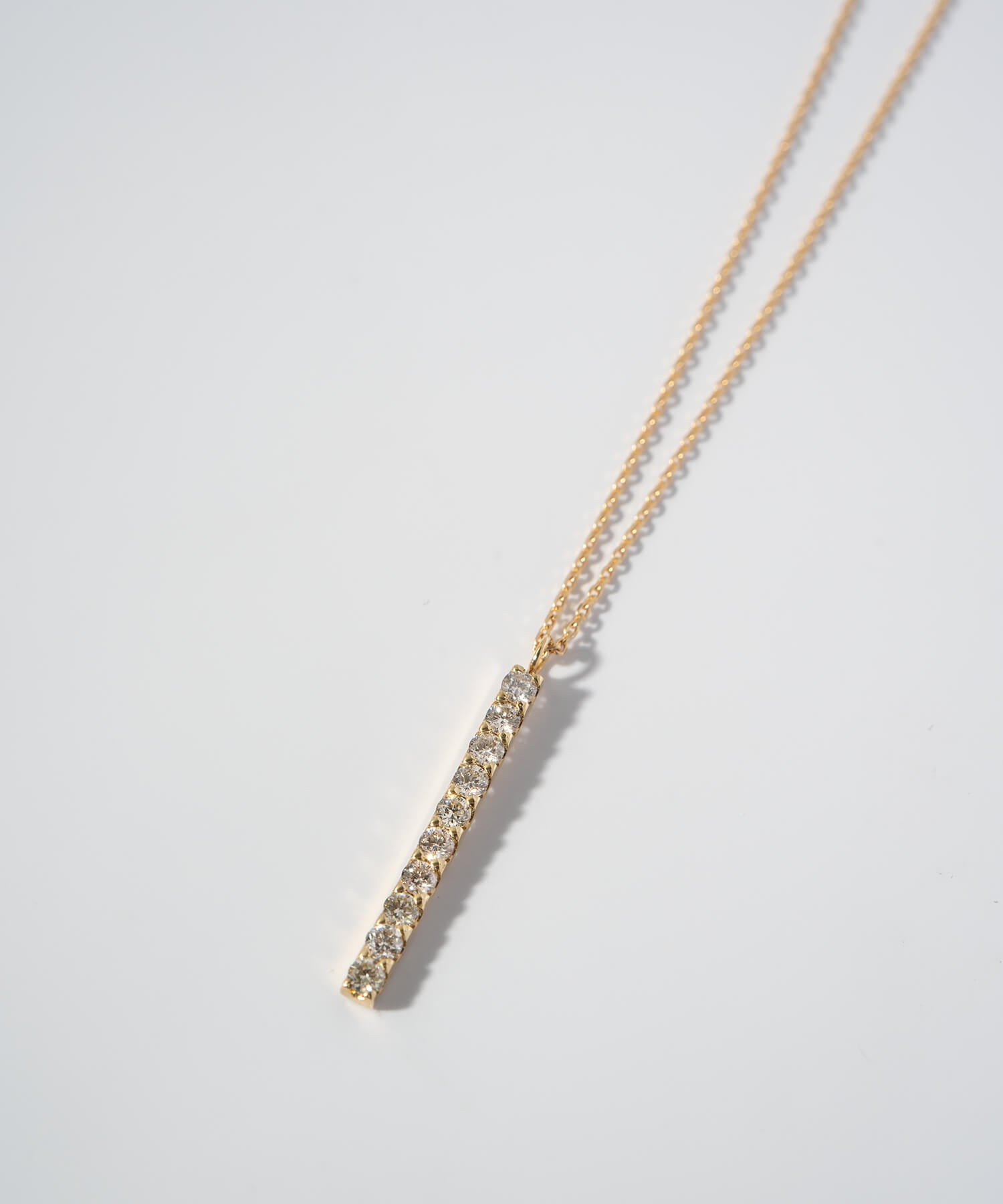 18K Gold Diamond Cascade Necklace | TUPLET LUCERE