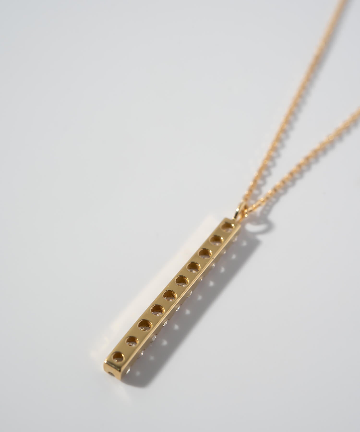 18K Gold Diamond Cascade Necklace | TUPLET LUCERE