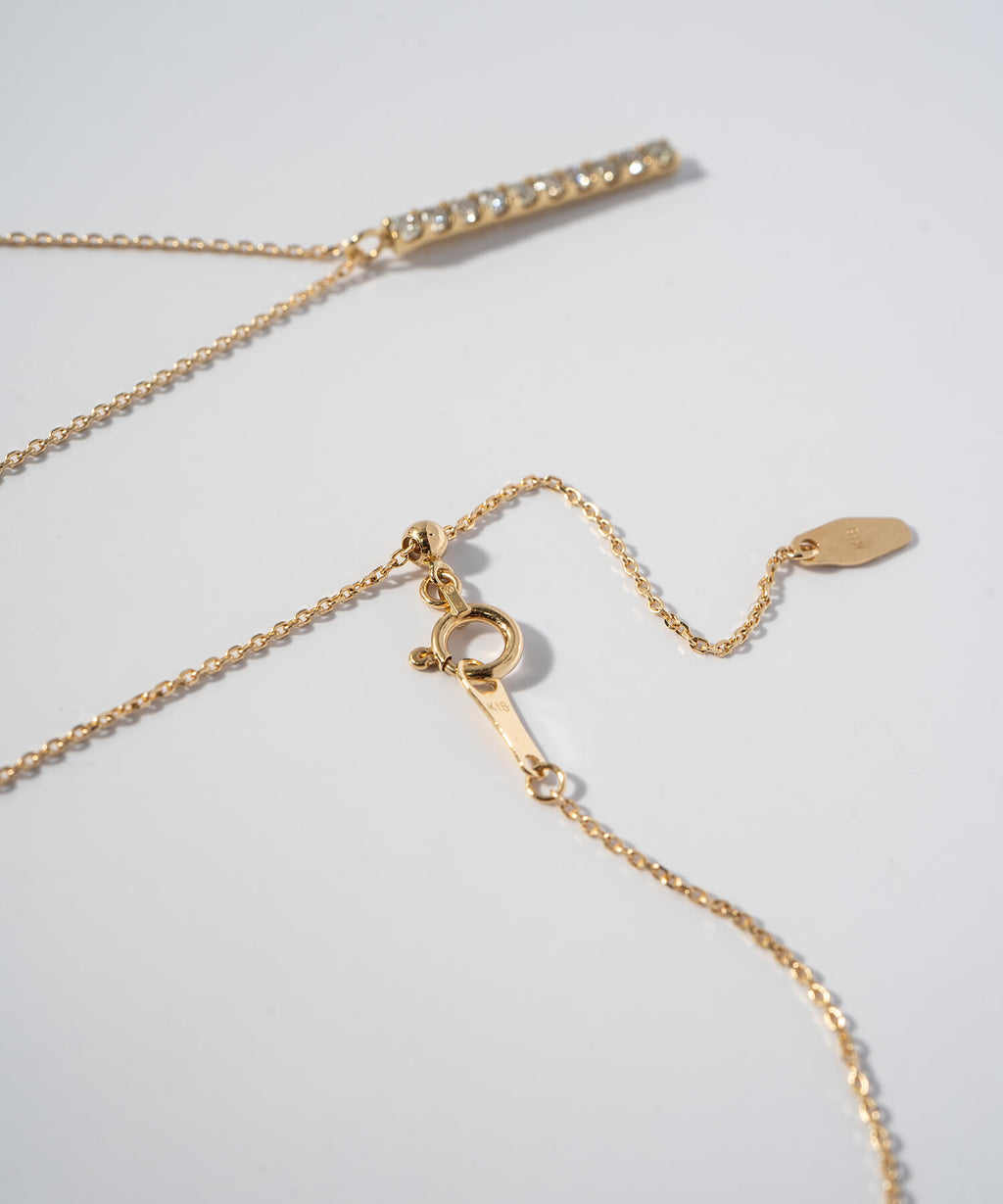 18K Gold Diamond Cascade Necklace | TUPLET LUCERE
