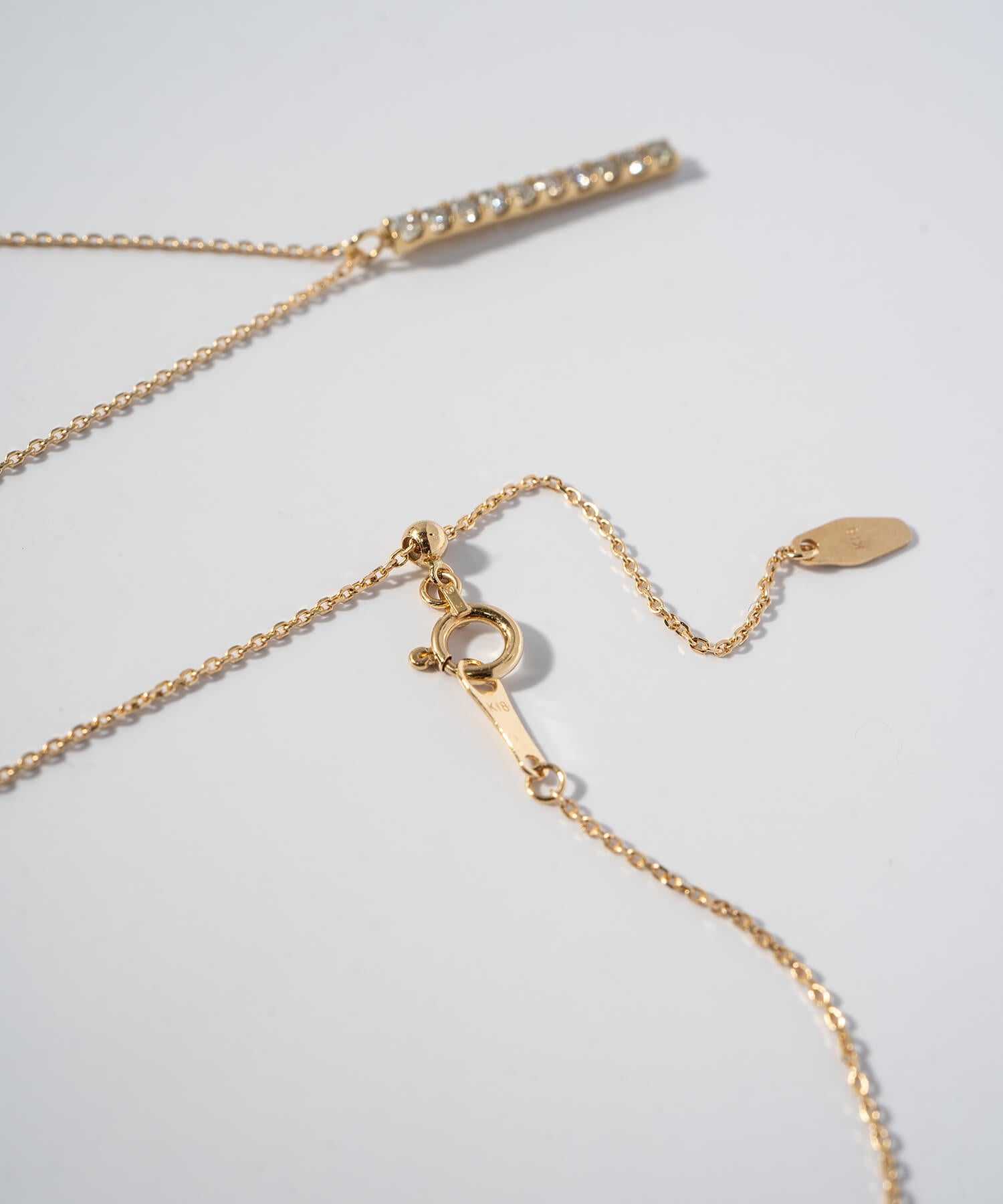 18K Gold Diamond Cascade Necklace | TUPLET LUCERE