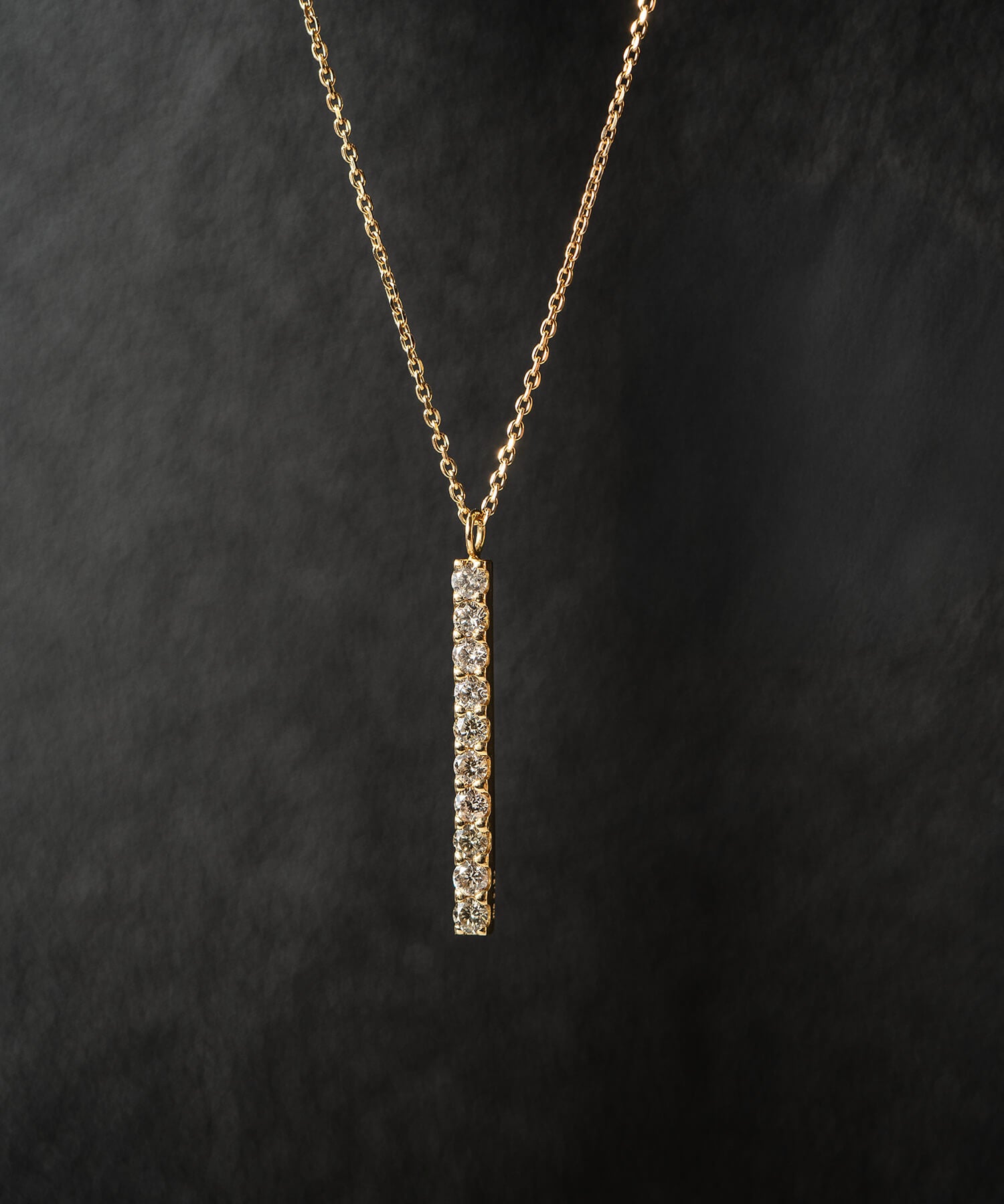 18K Gold Diamond Cascade Necklace | TUPLET LUCERE
