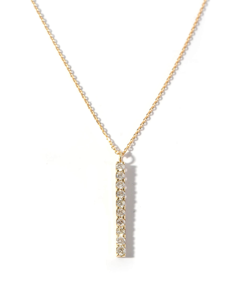 18K Gold Diamond Cascade Necklace | TUPLET LUCERE