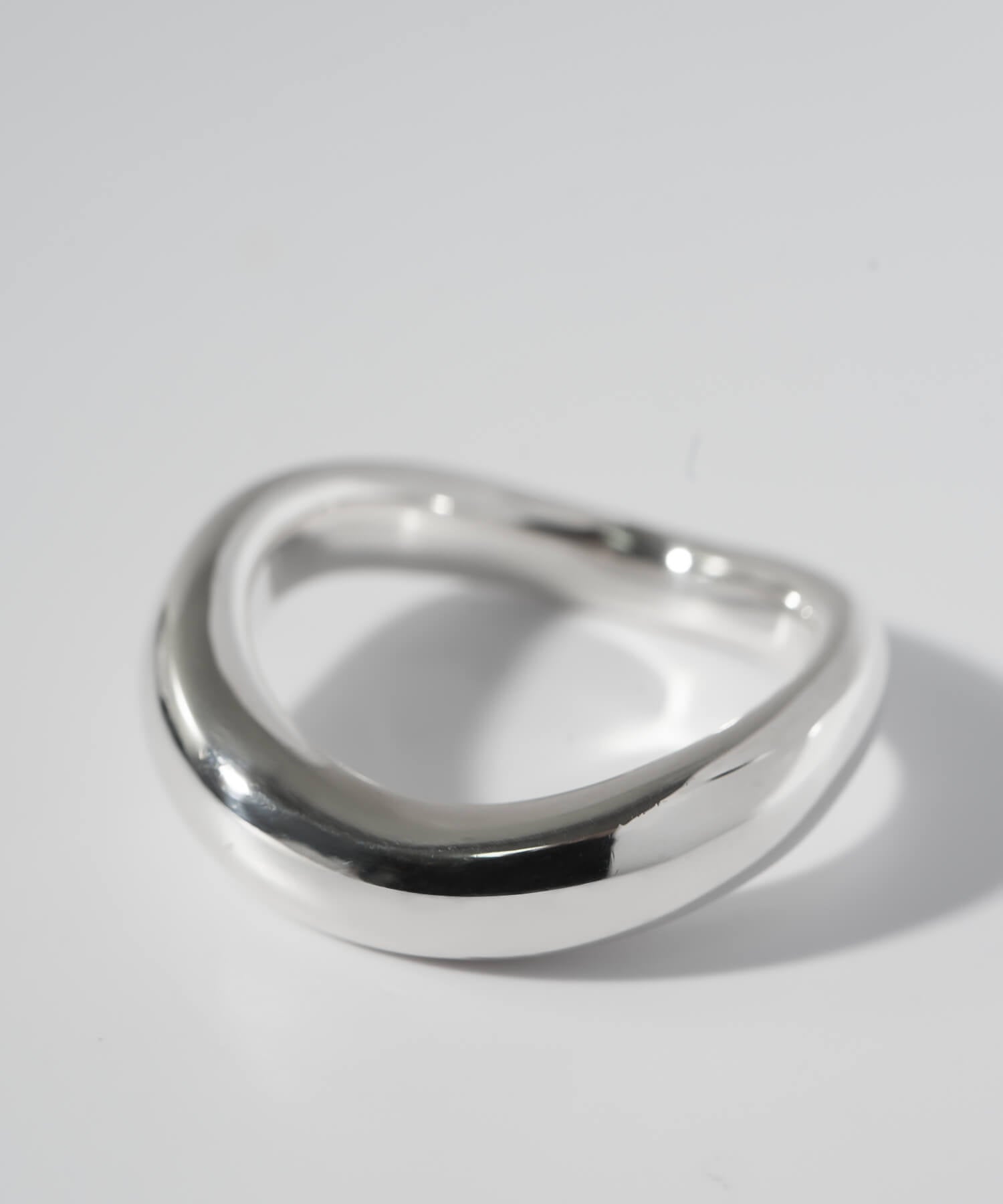 18K Gold Plated Sterling Silver Hand Forged Wavy Ring | ULUA