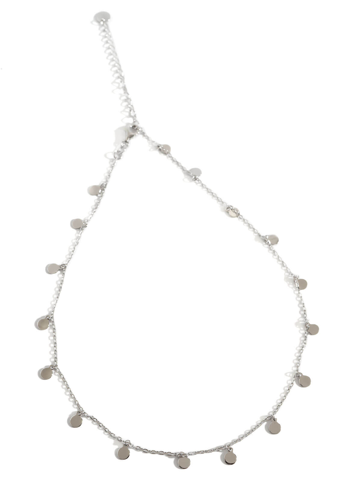 Silver925 Soft Sway Fringe Necklace | VELIALA-NK