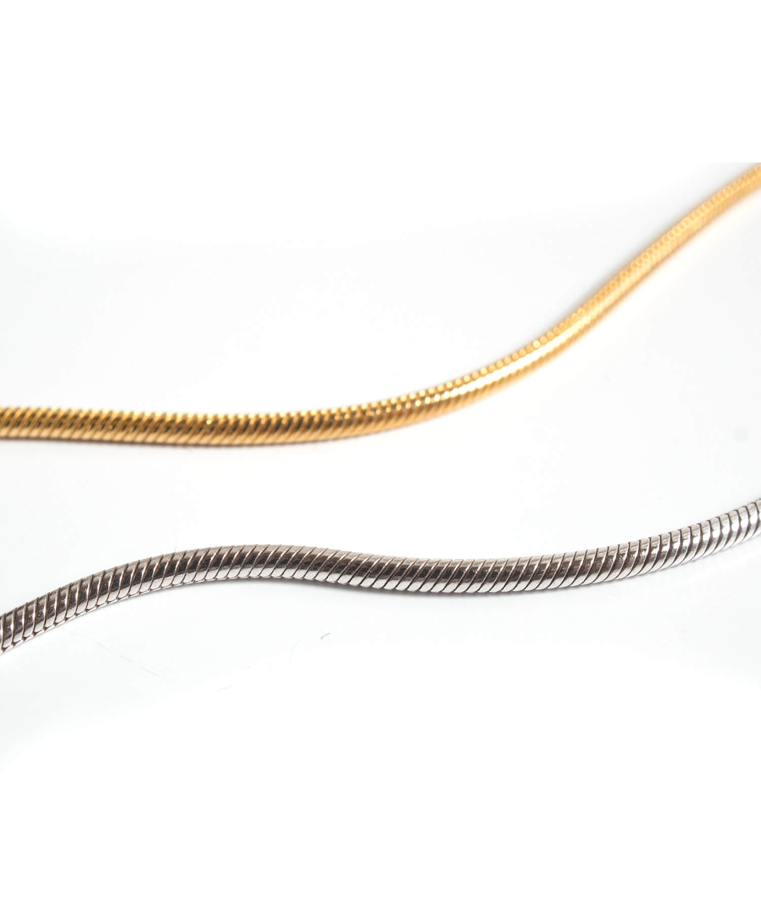 18K Gold Plated Sterling Silver Snake Chain Necklace | VENEC