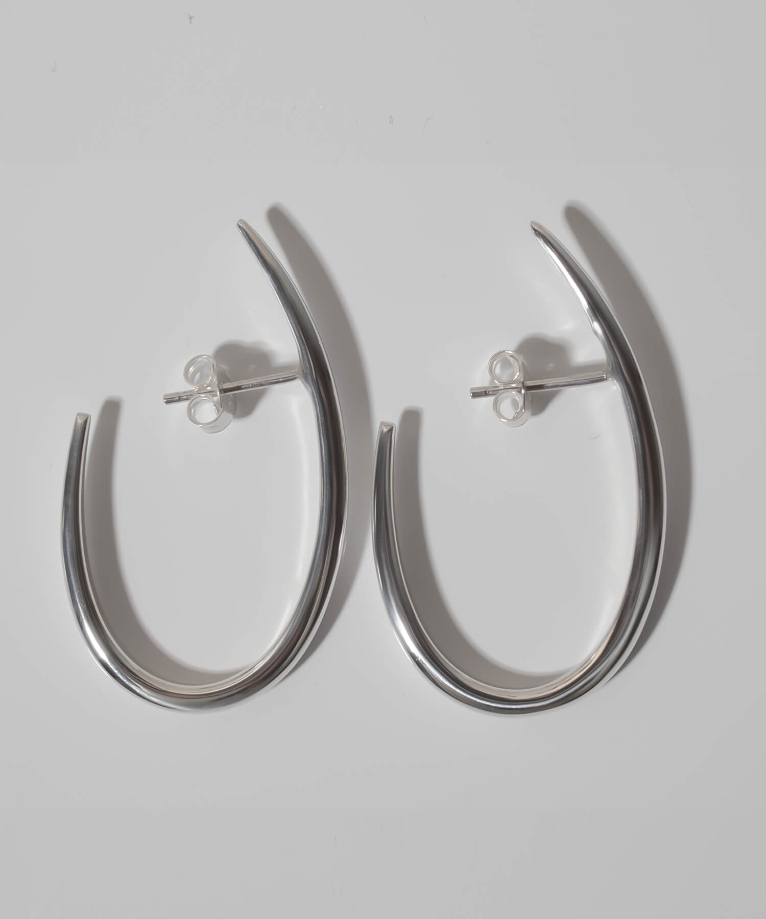 18K Gold Plated Sterling Silver Half Hook Elegant Earrings | VIIDA
