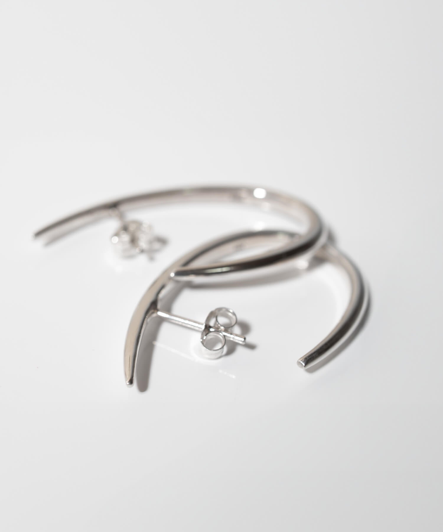 18K Gold Plated Sterling Silver Half Hook Elegant Earrings | VIIDA
