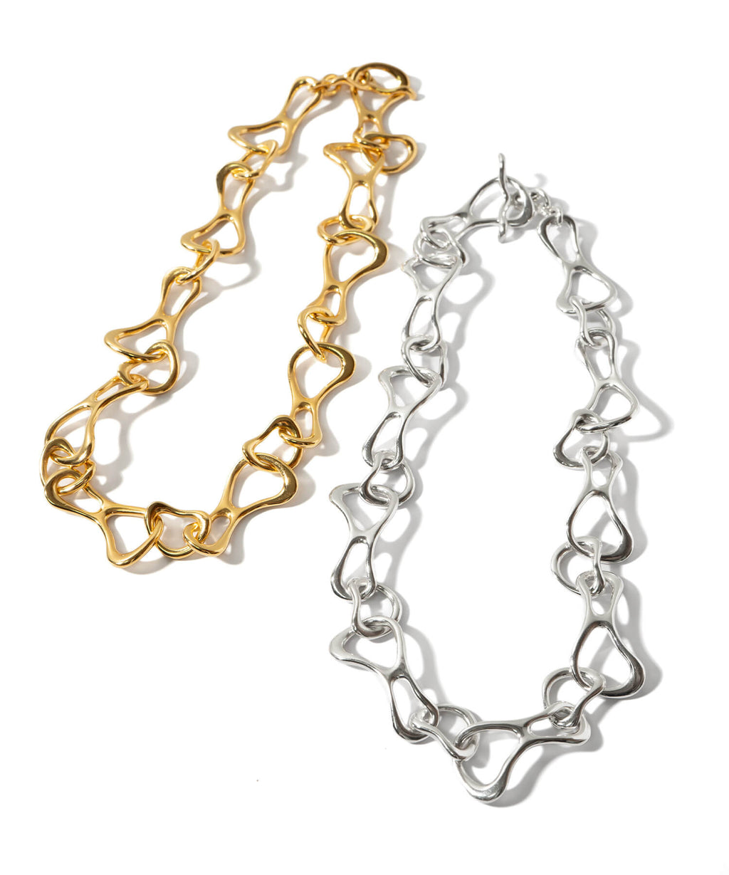 18K Gold Plated Sterling Silver Infinity Chain Necklace | PALLAS