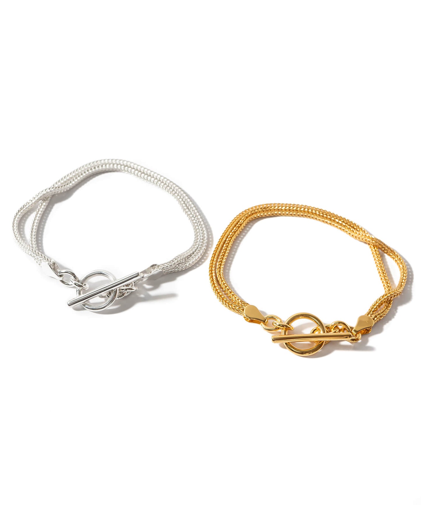 Double Chain Mantel Bracelet | VENEC-GEMELLI BRACELET