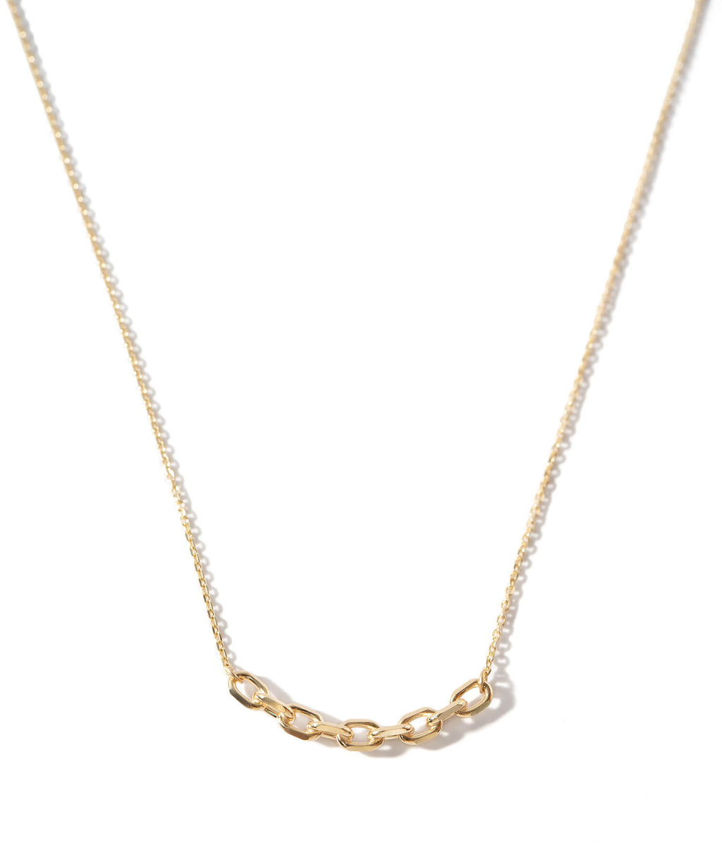 10K Gold Dainty Chain Link Necklace | KATENA