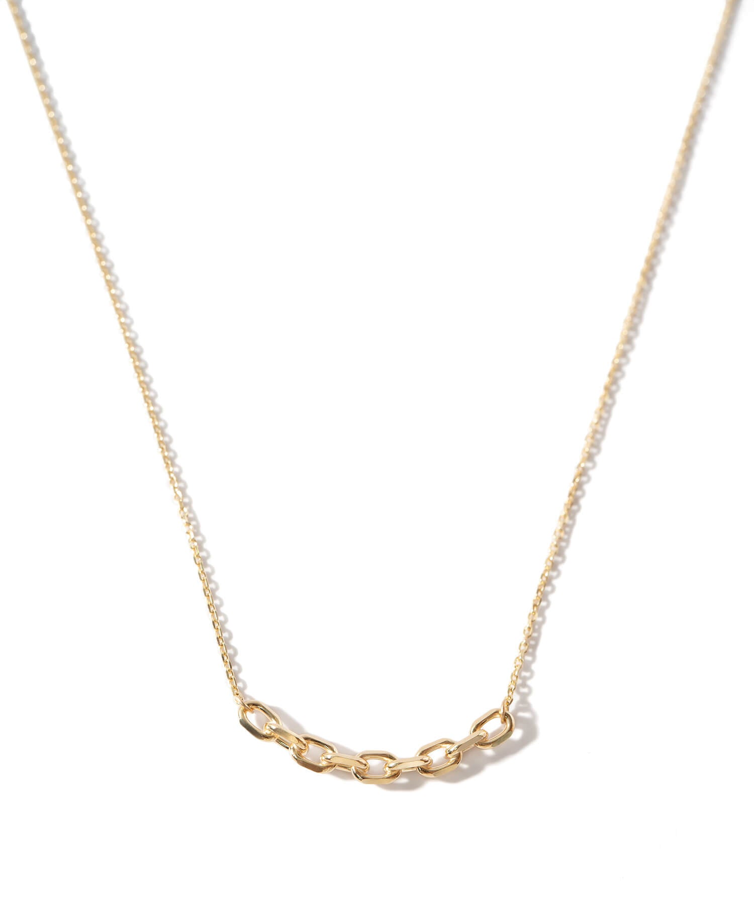 10K Gold Dainty Chain Link Necklace | KATENA