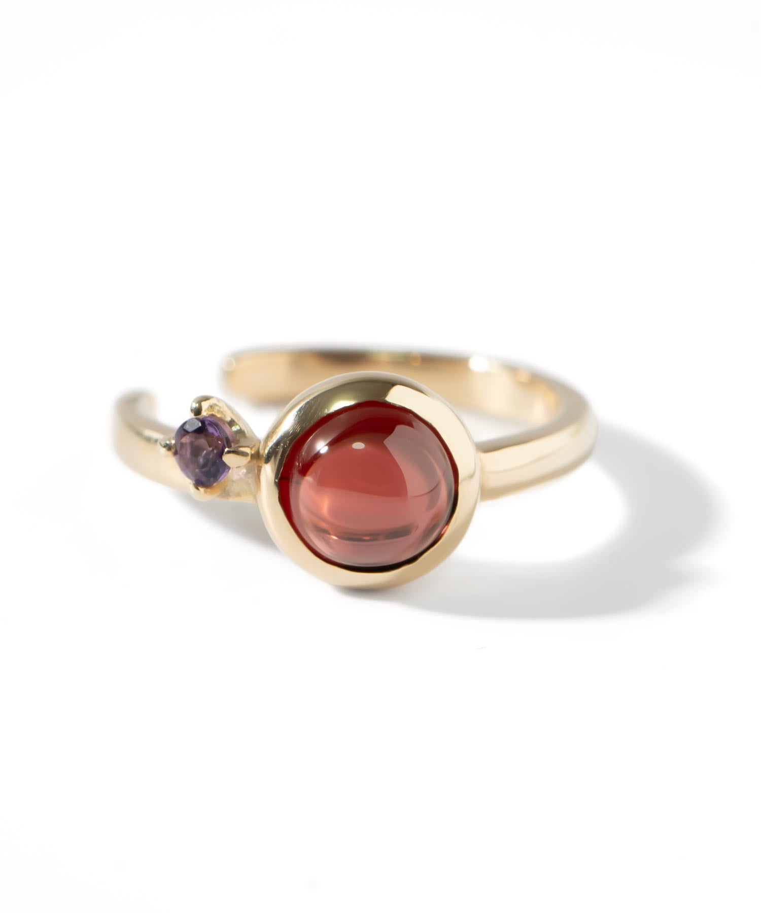 10K Gold Bicolor Gemstone Earcuff | LACHTARA-ETT EARCUFF