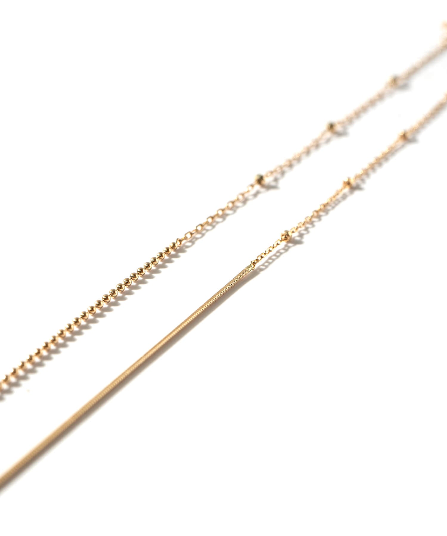 10K Gold Mix Chain Gold Bracelet | ARIADNE-MIKTOS-BR