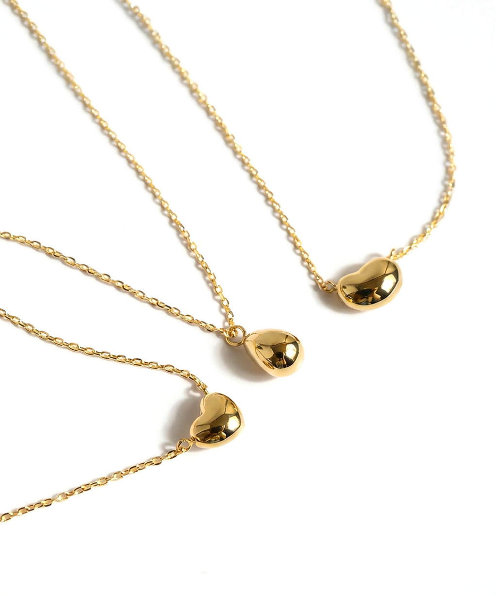 18K Gold Petit Grain Necklace | MOLLICA