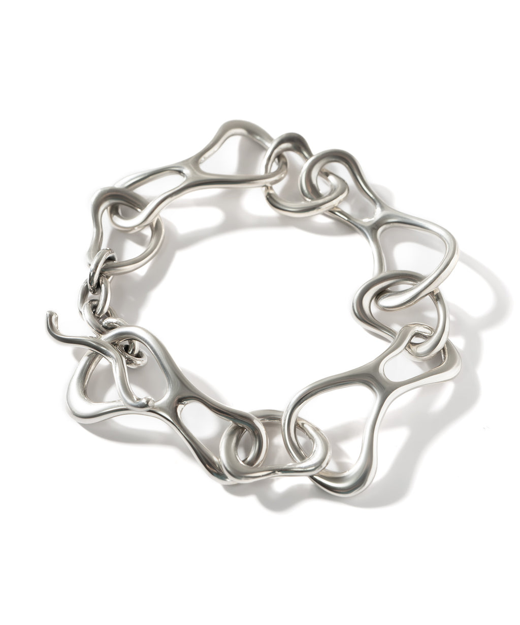 18K Gold Plated Sterling Silver Infinity Chain Bracelet | PALLAS