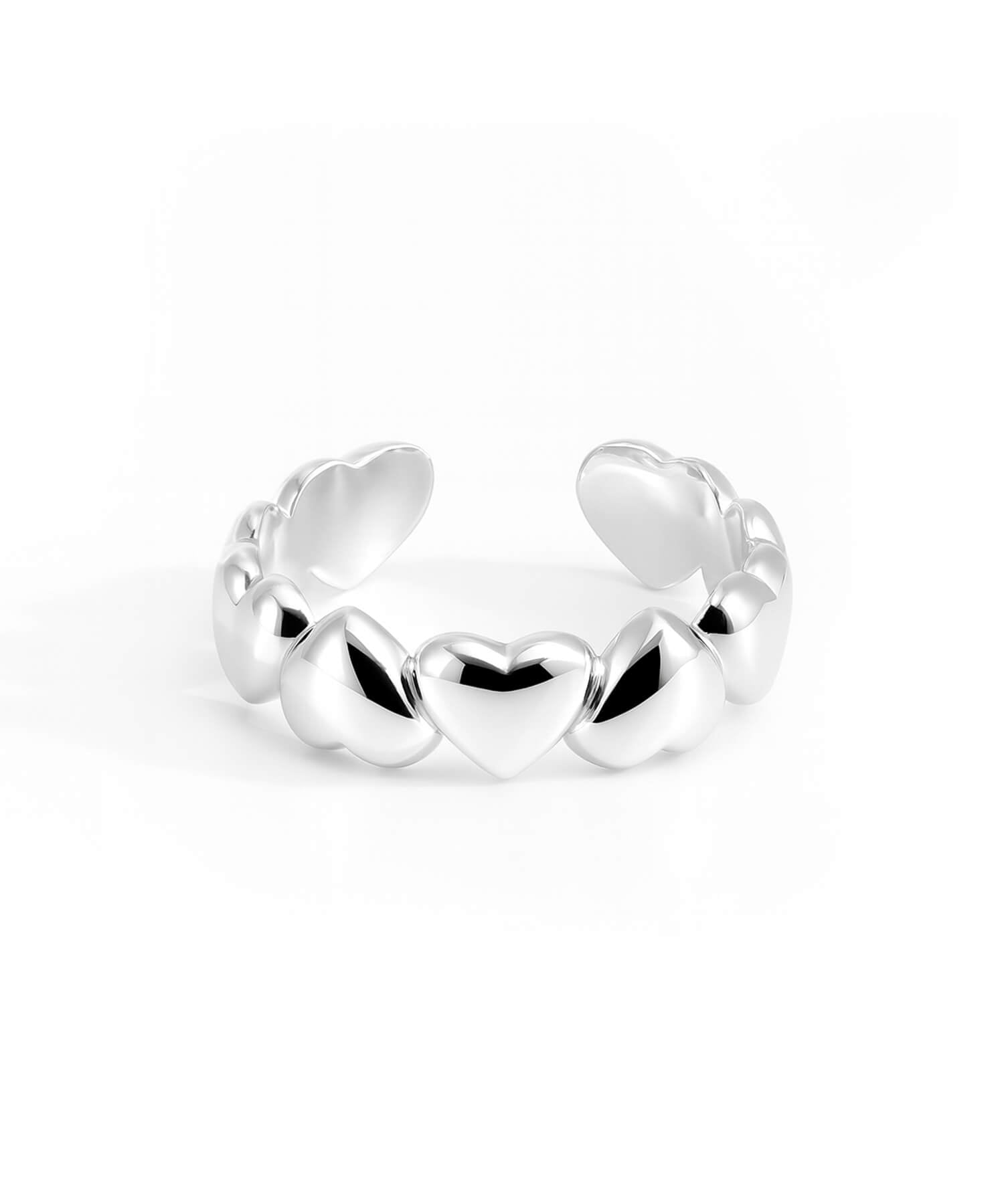 Plump Heart Link Ring | SYDAN-ALT