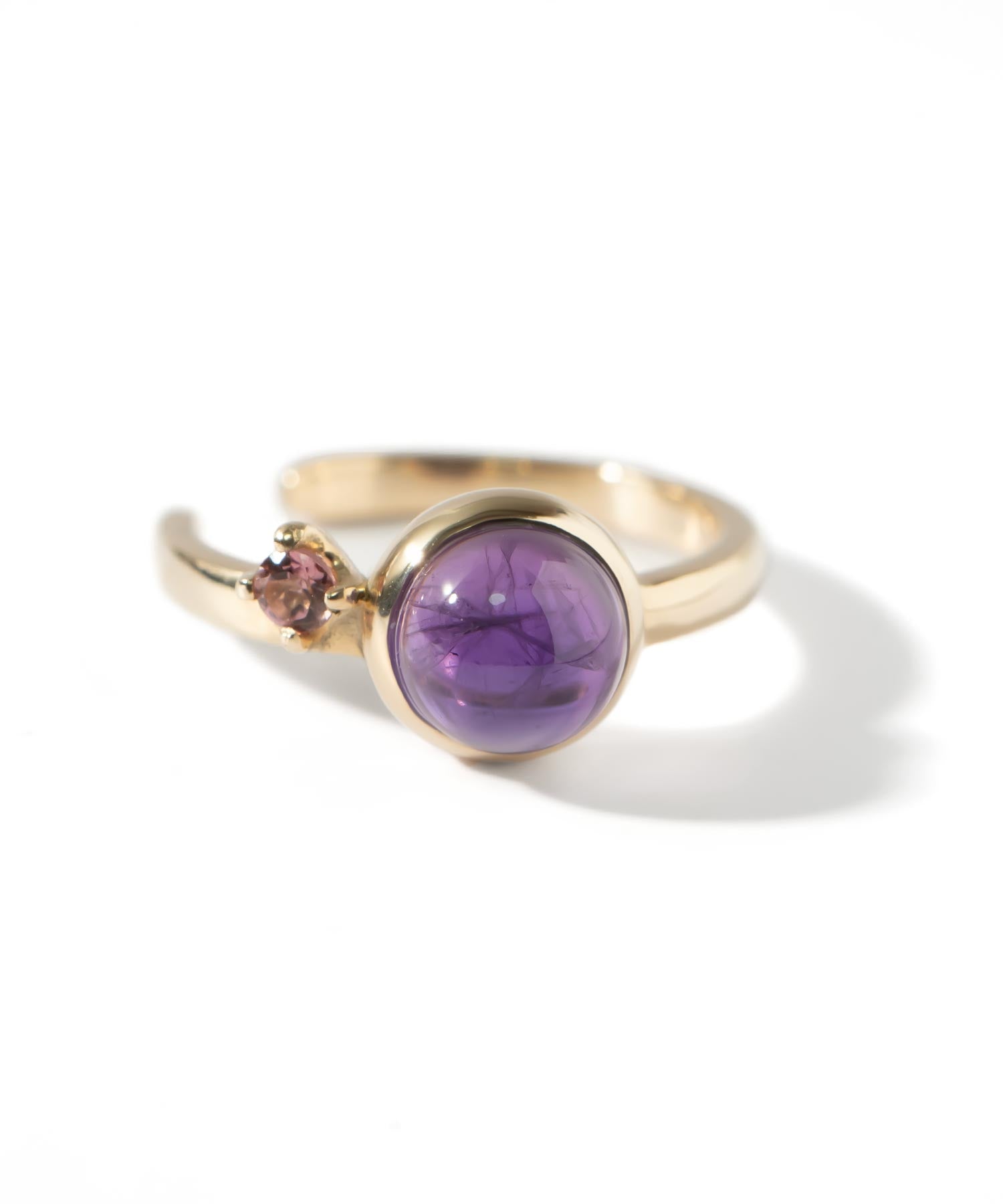 10K Gold Bicolor Gemstone Earcuff | LACHTARA-ETT EARCUFF
