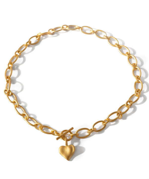 Plump Heart Necklace | MELLOW HEART NECKLACE