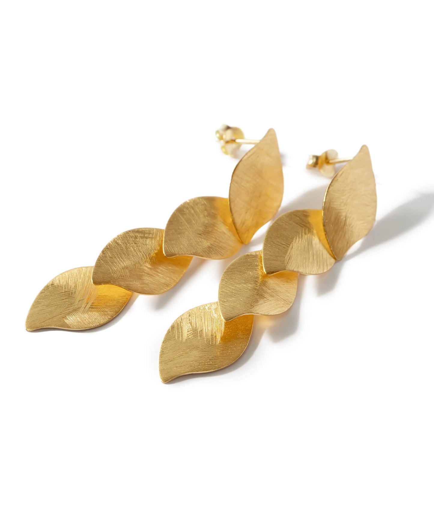 Silver925 Leaf Drop Earrings ｜ MIELIKKI-LEHTIA PIERCE