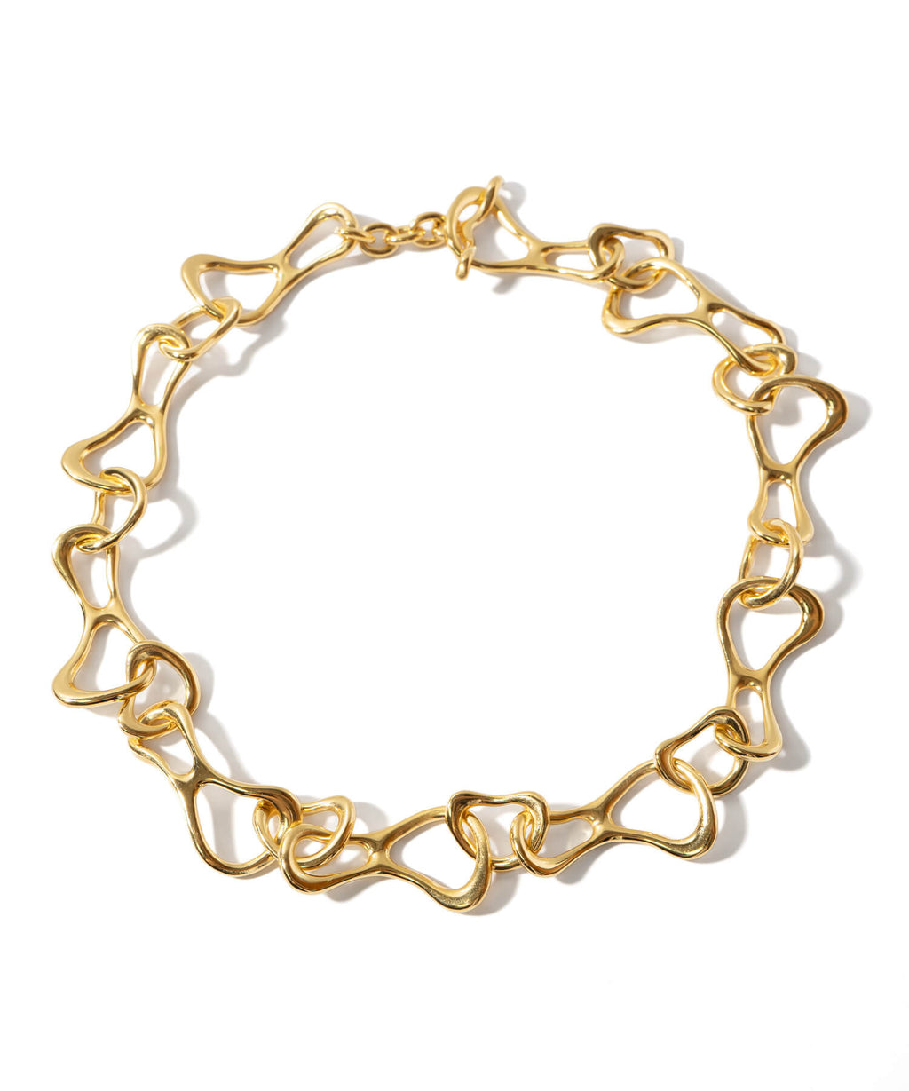 18K Gold Plated Sterling Silver Infinity Chain Necklace | PALLAS