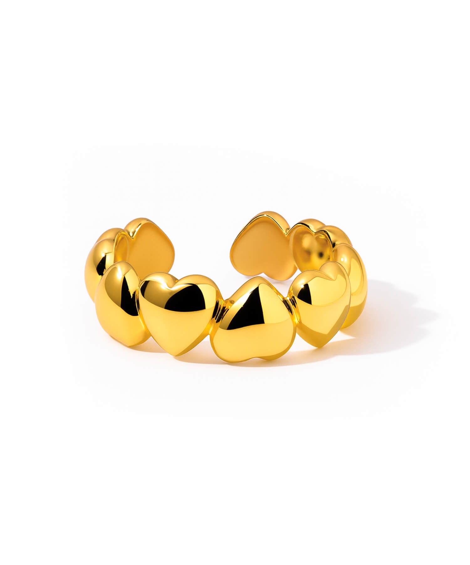 Plump Heart Link Ring | SYDAN-ALT