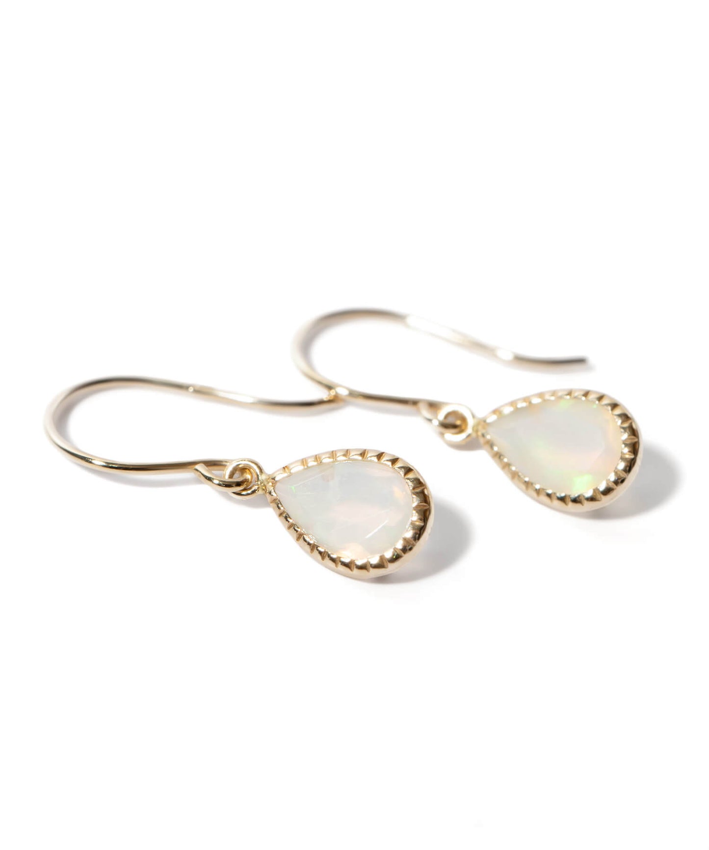 K10 Gemstone Tear Drop Earring | TERRA-SOLZE-PE