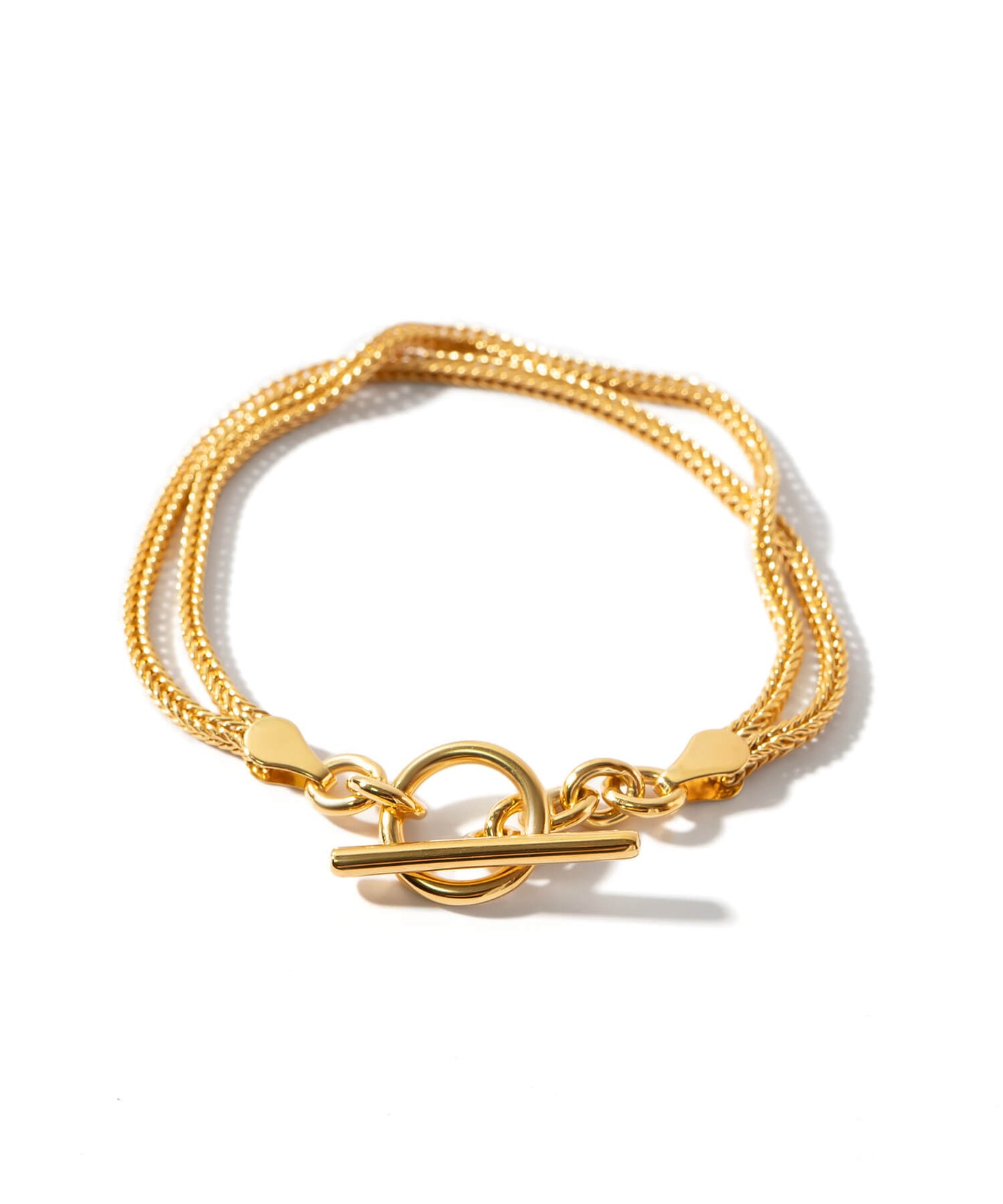 Double Chain Mantel Bracelet | VENEC-GEMELLI BRACELET